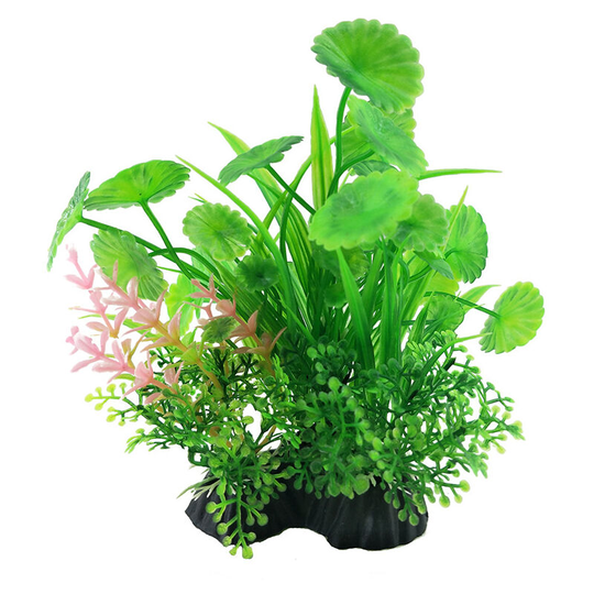 Benobby Kids - Aquarium Plastic Plants, Artificial Aquatic Plants Aquarium Decoration Accessory, Small Size Fish Tank Decoration Plastic Plastic