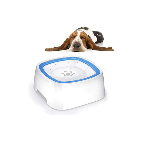Dog Water Bowl, Overflow Proof Dog Bowl, Anti Spill Pet Water Bowl, Avoid Wet Mouth Slow Floating Water Bowl, Keep Water Cool