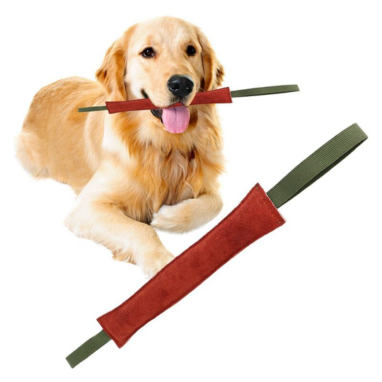 Cowhide Bite Training Stick Dog Bite Strength Training Toy (b)