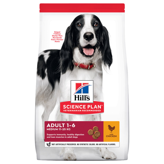 Hill's Science Plan Adult 1-6 Medium with Chicken - 14kg
