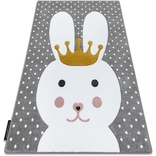 Rugsx - Carpet petit bunny rabbit grey gray 120x170 cm