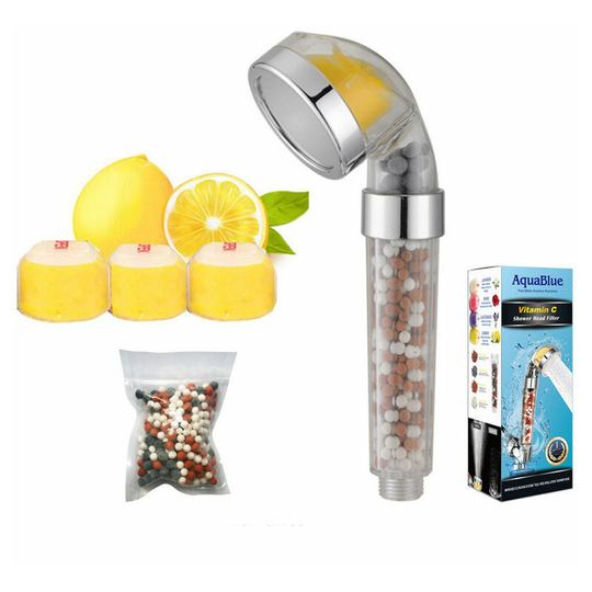 Filter hand shower, hand shower, high pressure water saving belt, 3 modes
