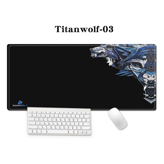 Super large gaming mouse pad, dual experience of precision and speed - rubber bottom, stable grip, non-slip and waterproof (03 model 300mm * 800mm *