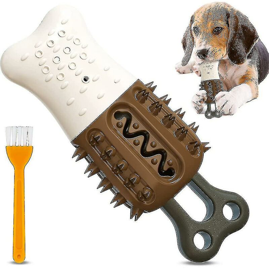 Dog Toothbrush For Small Medium Dogs, Can Be Filled With Water Summer Cool Down