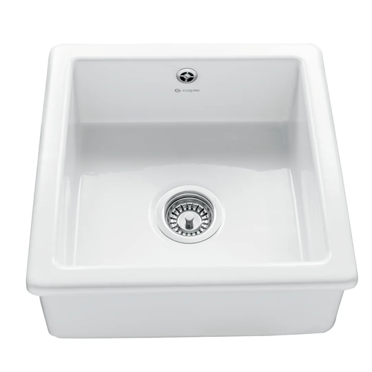46cm x 46cm Single Bowl Inset and Undermounted Kitchen Sink