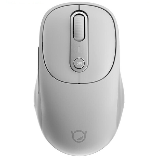 Xiaoxin plus bt Mouse Mute Button Light Sound Portable Ergonomic Design Office Game Universal Charging Mouse, White - White - Lenovo