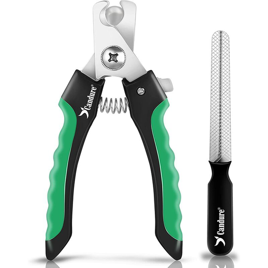Candure Professional Cat Nail Clipper Stainless Steel Rabbit Nail Clipper Cat Nail Cutter for Guinea Pigs, Birds, Puppies, Kittens and Small Pet Dogs