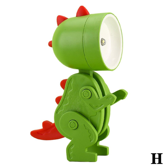 (Green dinosaur) Mini Cute Cartoon LED Night Light Pet Table Light