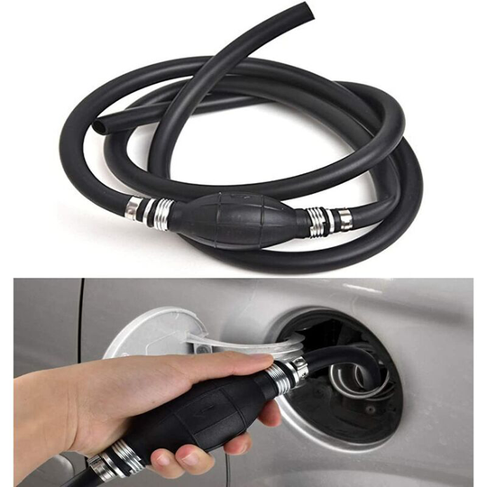 Car Fuel Tank Sucker,Car Fuel Transfer Pump,35-Inch Long Fuel Pump For Fueling Pipe Pumping Device Of Automobile(Black)