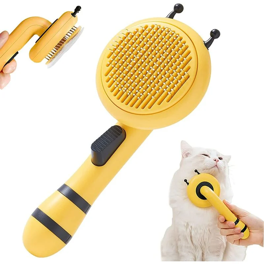 Brush for Dogs and Cats, Grooming Brushes for Cats and Dogs Self-cleaning Dead Hair Brush for Cat Dog One-Click Removal of Dead Hair and Undercoat
