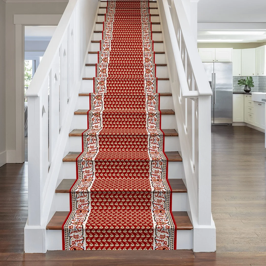 Schweitzer Stair Looped Red Rug