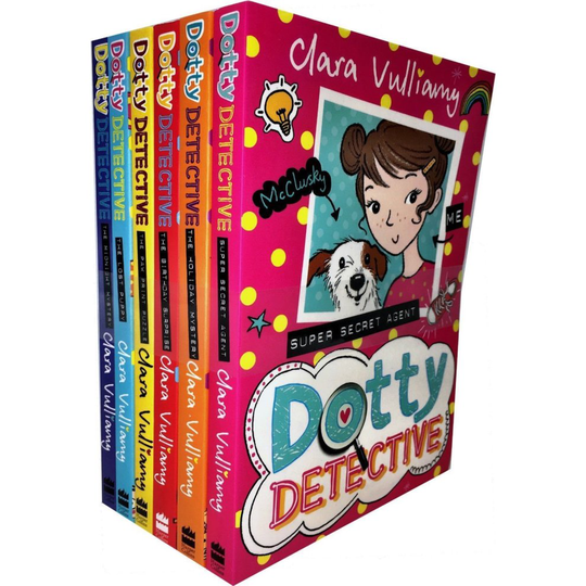 Clara Vulliamy Dotty Detective Collection 6 Books Set