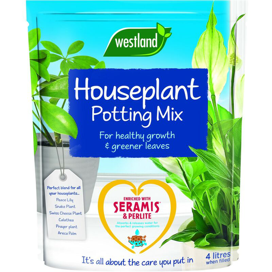 Houseplant Potting Mix Compost Indoor Plant 4 Litres Seramis Enriched - Westland