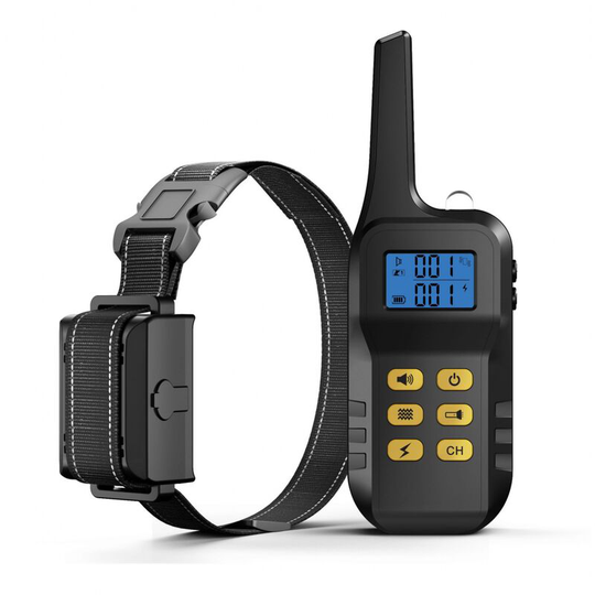 Thsinde - Dog Anti Bark Collar,1+3 Vibration Modes Automatic Harmless Training Aid,Electric Rechargeable, for Small Large Dogs-Yellow