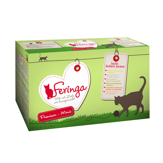 Feringa Classic Meat Menu Pouches 12 x 85g - Mixed Pack II