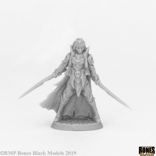 Reaper Miniatures - 44074 - Dark Elf Elite - Bones Black