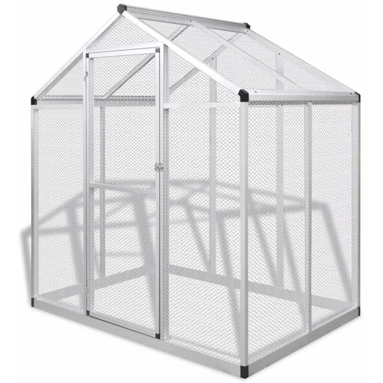 Topdeal - Outdoor Aviary Aluminium 178x122x194 cm VDTD27896
