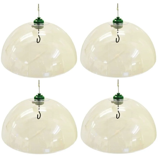 Squirrel Proof Baffle Protection for Wild Bird Feeders (Set of 4)