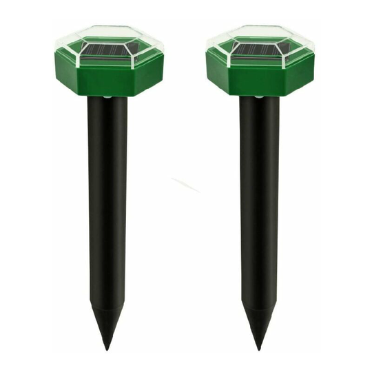 Joorrt - Mole Repellerultrasonic Snake Repellent 2 Pcsultrasonic Solar Mole Repellersolar Mole Repeller, Solar Mole Repeller, For Lawn, Garden,