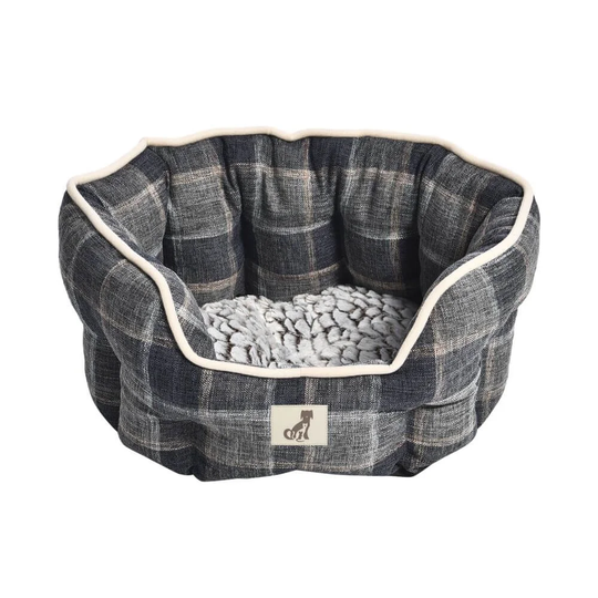 Kay Bolster Cushion in Grey