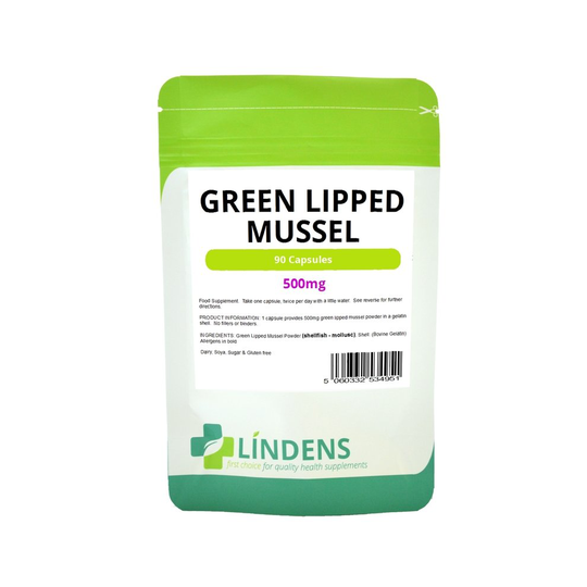 Lindens Green Lipped Mussel Extract 2-PACK 180 Capsules 500mg Quality Supplement