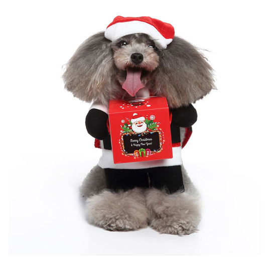 MUFF Cosplay Dog Clothes Stand Up, Dress Up Pet Clothes, Gift for the Elderly,XL