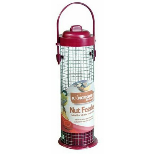 Standard Bird Feeder (One Size) (Red/Silver) - Red/Silver - Kingfisher