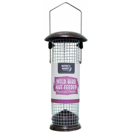 Hammertone Metal Hanging Tube Bird Feeder