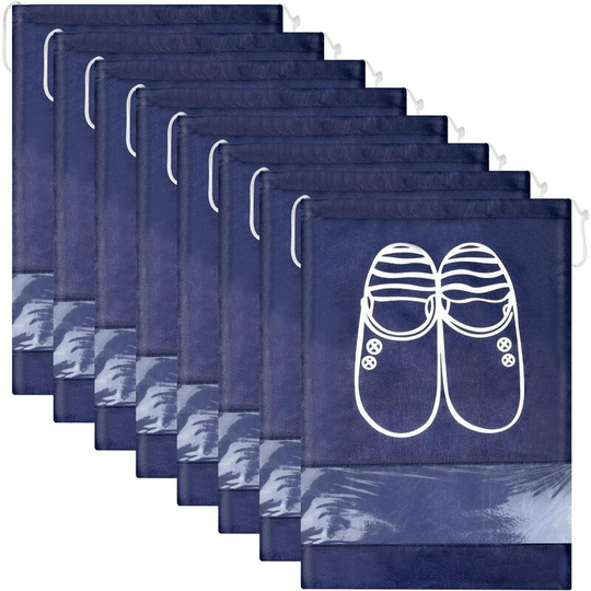 Betterlifegb - Pass the mouse over image to zoom Lot of 12 Travel Travel Shoe Bags, Breathable Travel Bags Organizers Bags, Portable Anti-Dust With