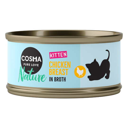 Cosma Nature Kitten Saver Pack 24 x 70g - Chicken