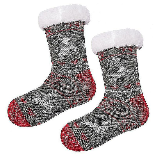 Christmas Thickened Light Red Socks Thsinde