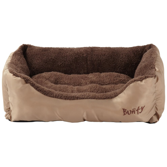 (Cream, X-Large) Bunty Deluxe Dog Bed | Soft Fleece Animal Pet Bed