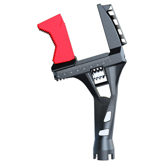 Sink wrench gods multifunctional bathroom eight in one three head plumbing wrench home faucet installation sink wrench, 24 and 1 wrench, large