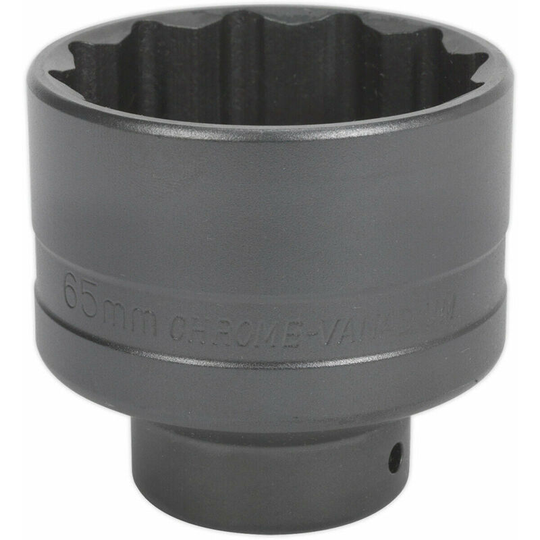 65mm 12 Point Impact Socket Bit - 3/4' Square Drive - For Ford Transit Hub Nuts