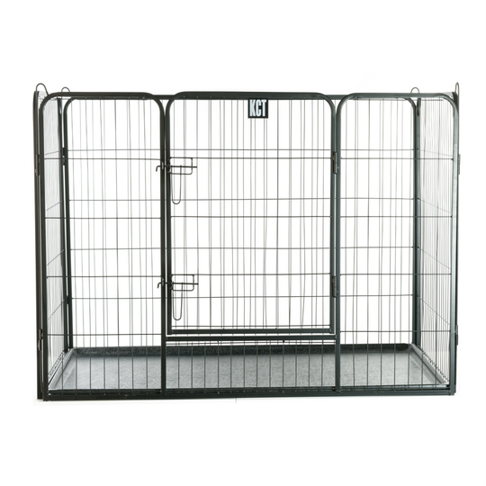 KCT Extra Large Heavy Duty Pet Playpen with Plastic Floor for Dogs & Puppies