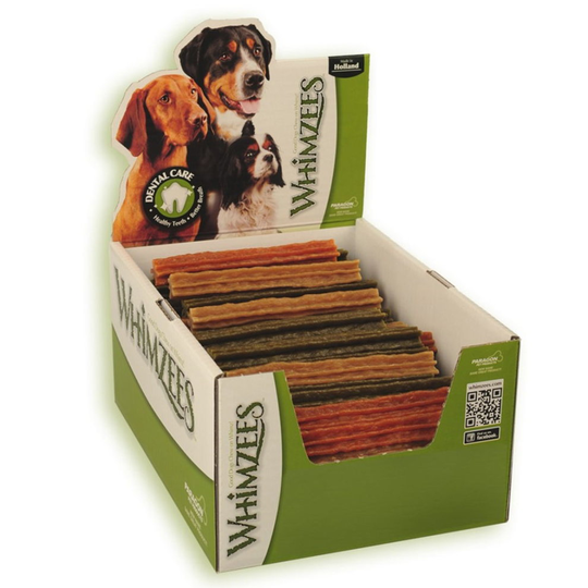 Whimzees Stix Medium 15 Cm Display Box (Pack of 100)