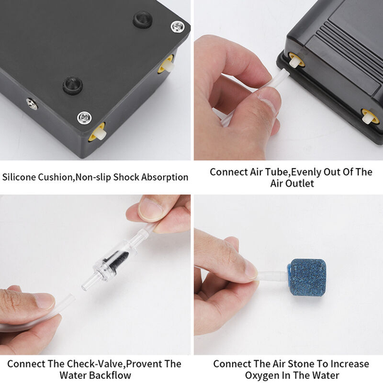 Aquarium Nano Air Pump Mini Silent Oxygen Air Pump, 2021New Small Oxygen Pump 3.5ML / Min 5w