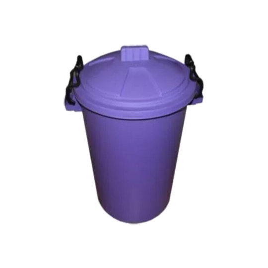 Viss - 85 Litre Purple Plastic Outdoor Bin