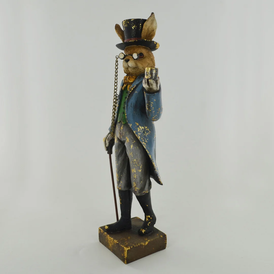 Rabbit with Pipe and Cane Alayah Figurine