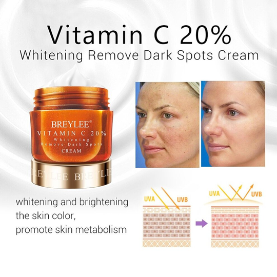 (Vitamin C Face Cream) Breylee Vitamin C Retinol, Hyaluronic Acid Cream