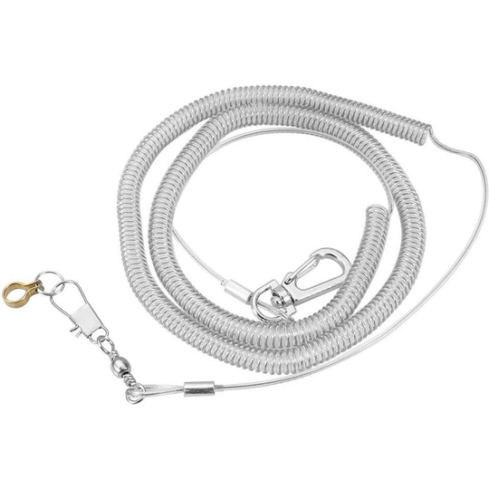 Pet Bird Ankle Strap 6m Anti-Bite Leash for Parrot Bird Pet Leash for Macaw Cockatiel Lovebird (4.5mm+6m)