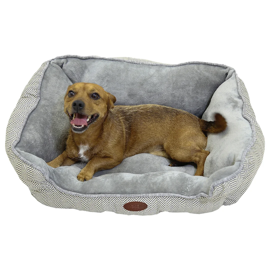 Soft Bolster Cushion in Grey