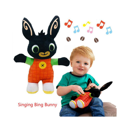 Singing Bing Bunny Soft Stuffed Plush Toy Music Gift
