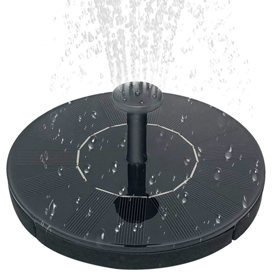 Solar Fountain Pump Floating Fountain for Bird Bath 1.4W Portable Water Pump for Garden Patio Pond Pool Aquarium Pond Decoration