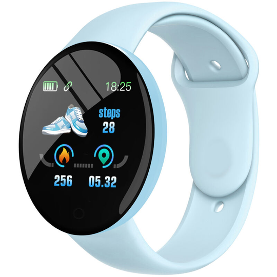 Superseller - D18PRO Smart Bracelet 1.44'' oled Single-touch Screen Macaron Ultra-light Body Heart Rate/Blood Pressure Monitor Multiple Sports Mode,