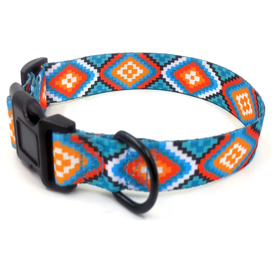 Dog Collar And Leash Set, Custom Adjustable Soft Collar With Quick Release Buckle