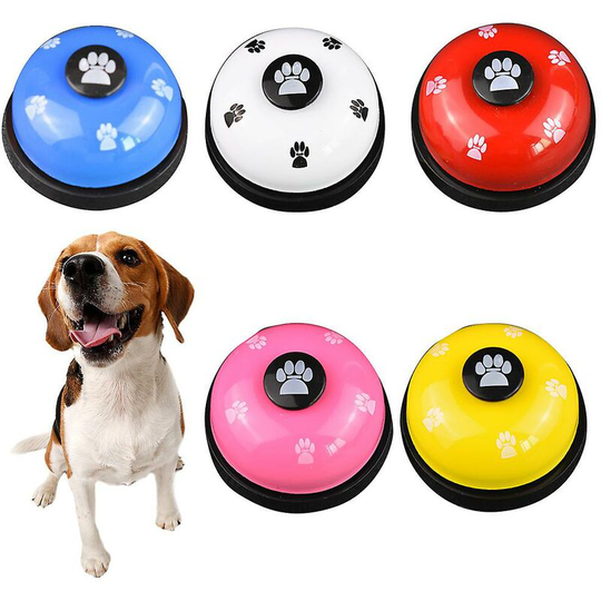 5Pcs Pet Training Bells Pet Doorbells Dog House Toilet Training Bells Luminous