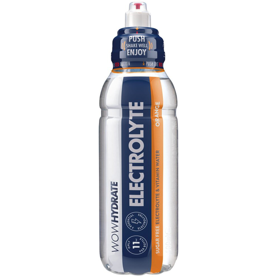 Wow Hydrate Electrolyte Orange Sports Drink - 12x500ml