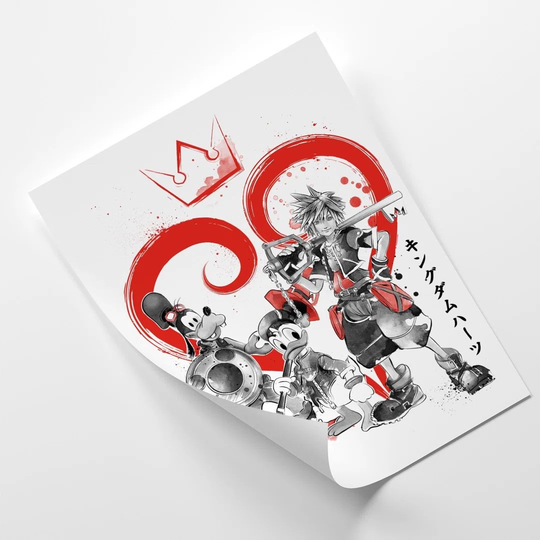 Kingdom Hearts - Unframed Graphic Art