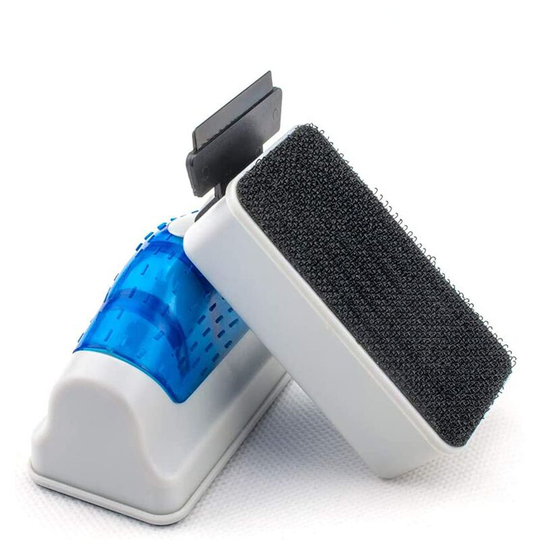 Betterlifegb - Magnetic Fish Tank Glass Cleaner - Floating Aquarium Magnet Cleaning Equipment Algae Scraper Kits with Free Filter Sponge